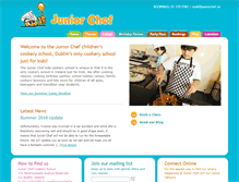 Tablet Screenshot of juniorchef.ie